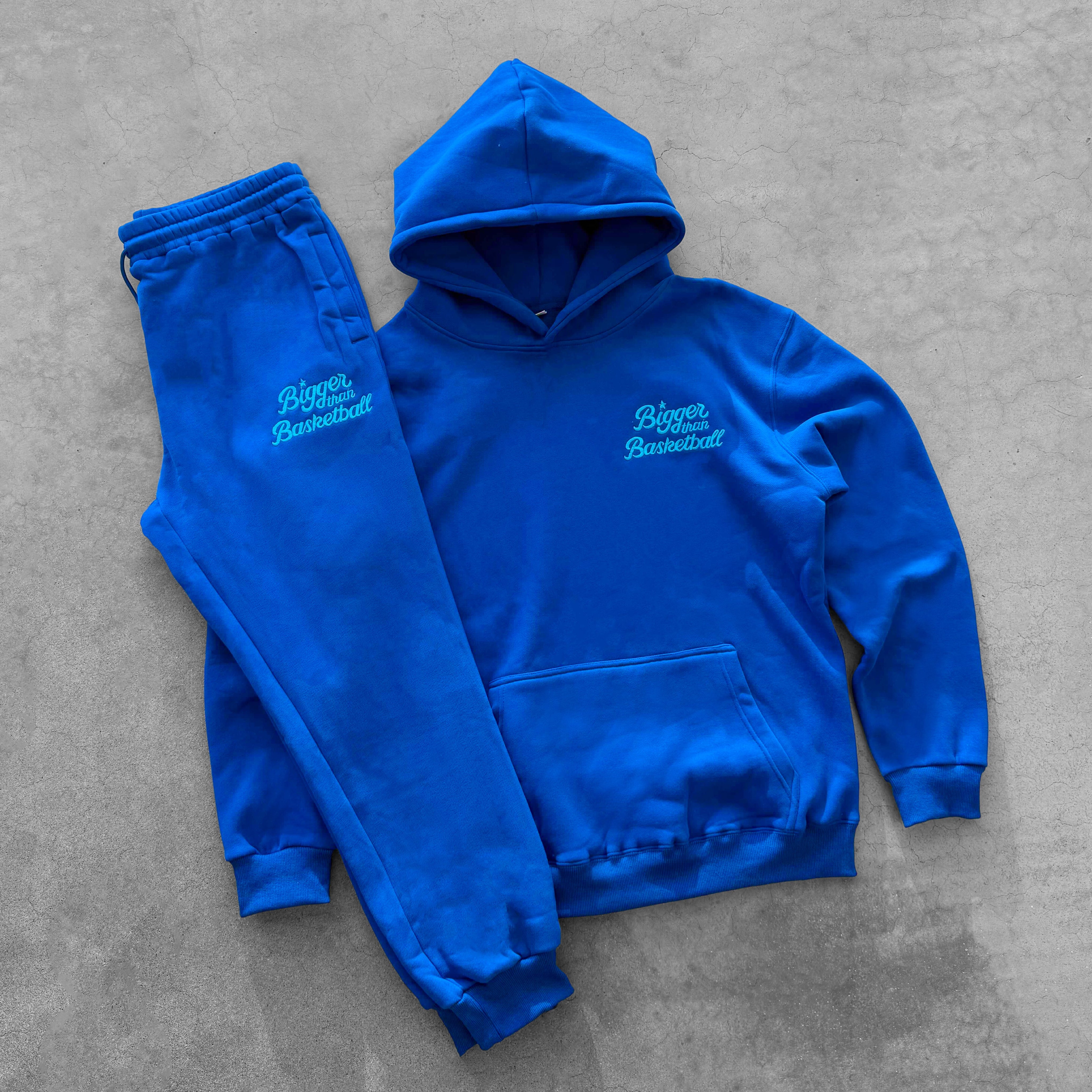 BTB Signature - Embroidered Hoodie - Blue