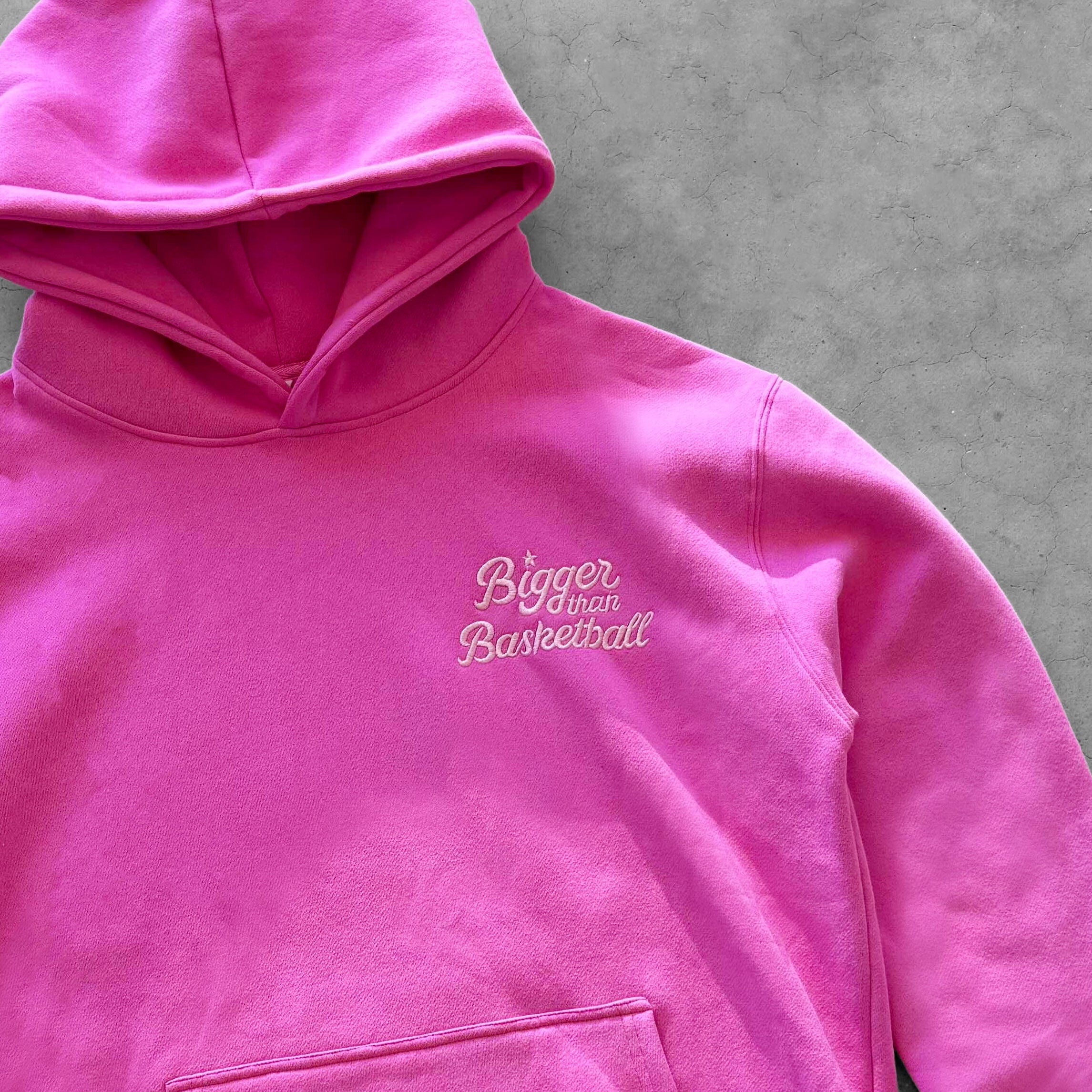 BTB Signature - Embroidered Hoodie - Pink