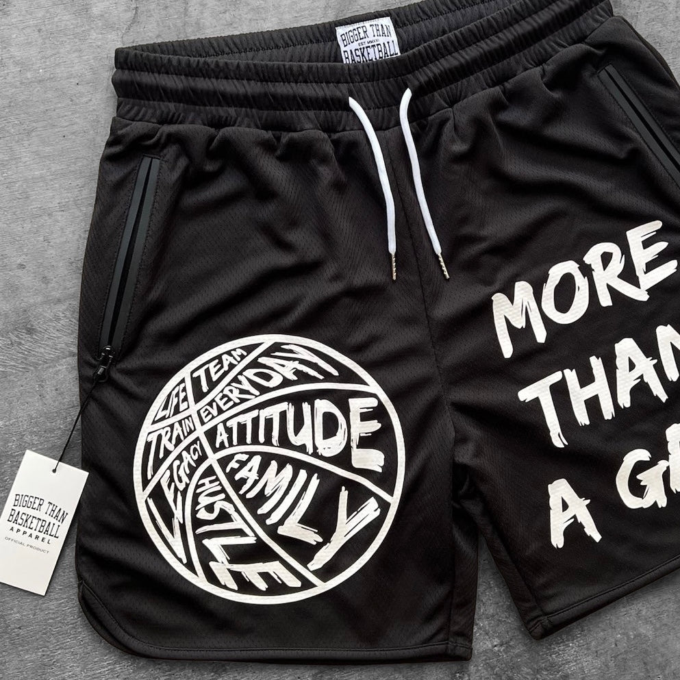 More Than A Game - Shorts - Youth - Black