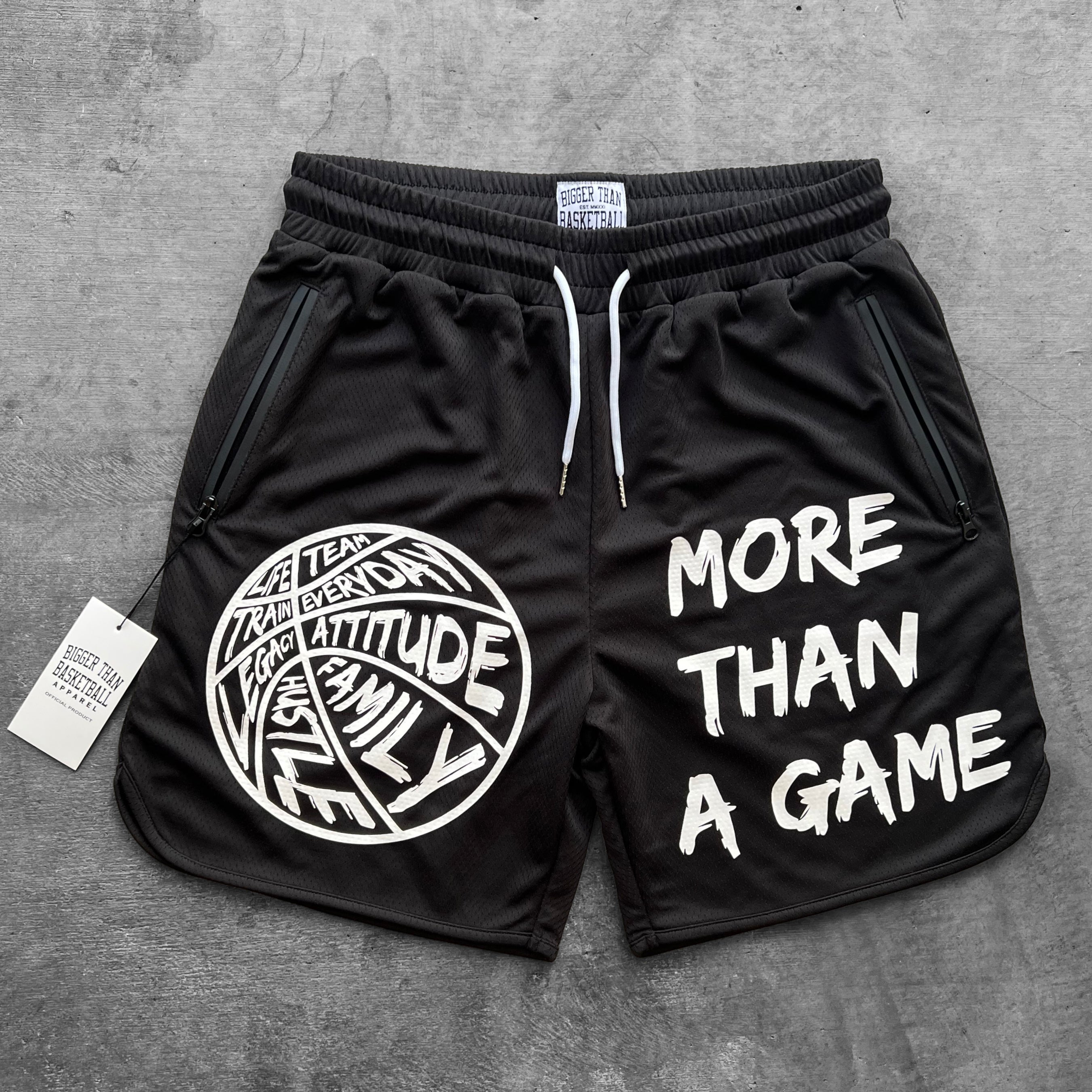 More Than A Game - Shorts - Black