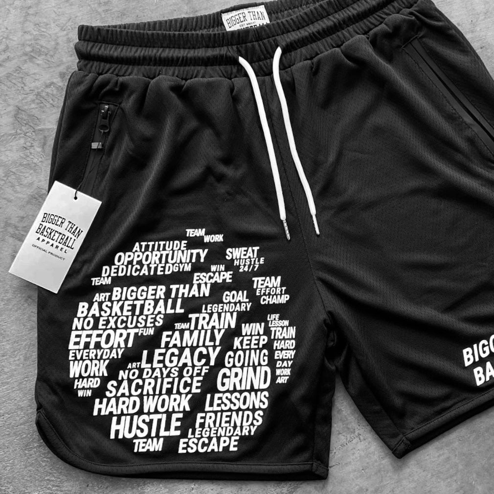 Basketball is Everything Shorts - Youth - Black