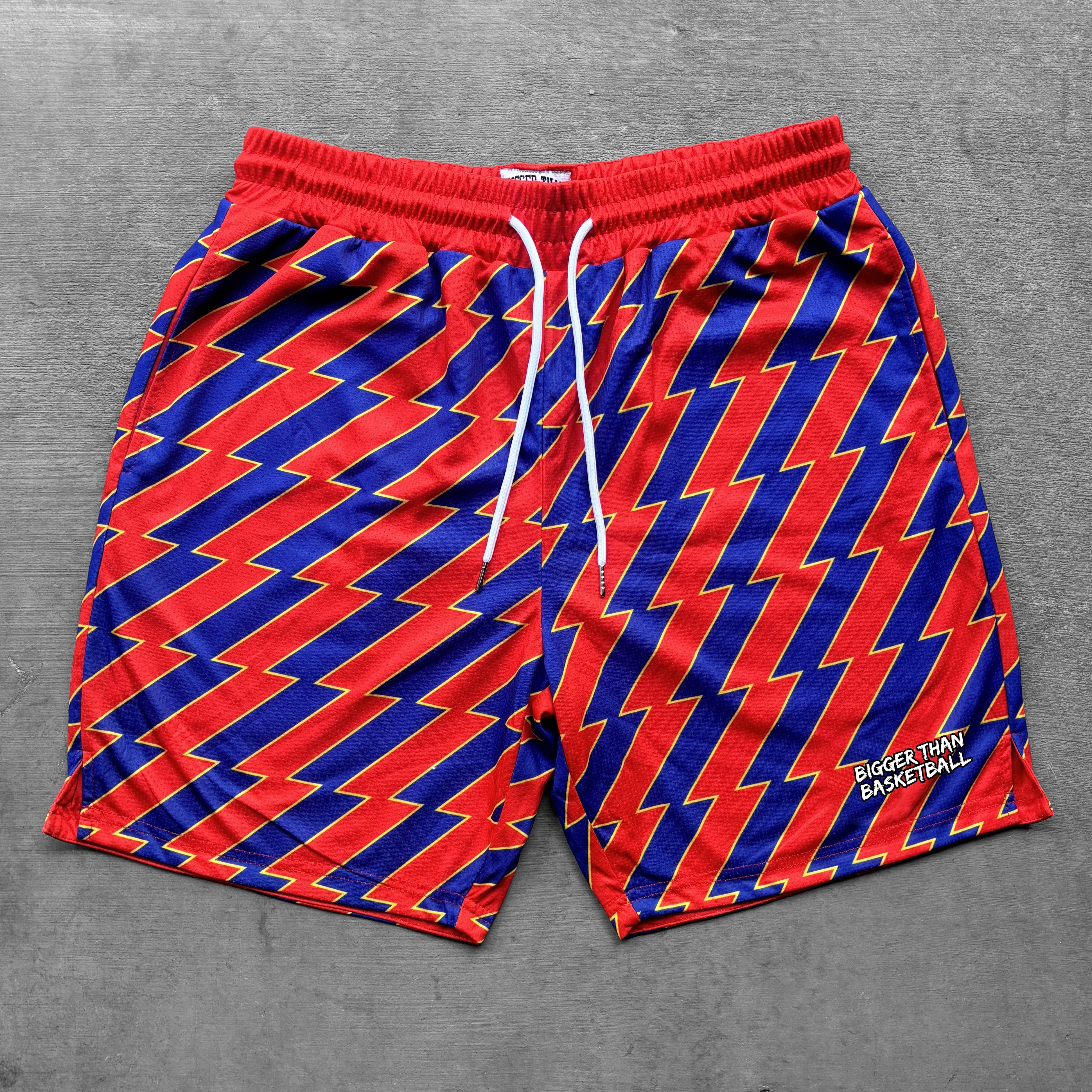 Zig-Zag - Shorts - Red/Blue