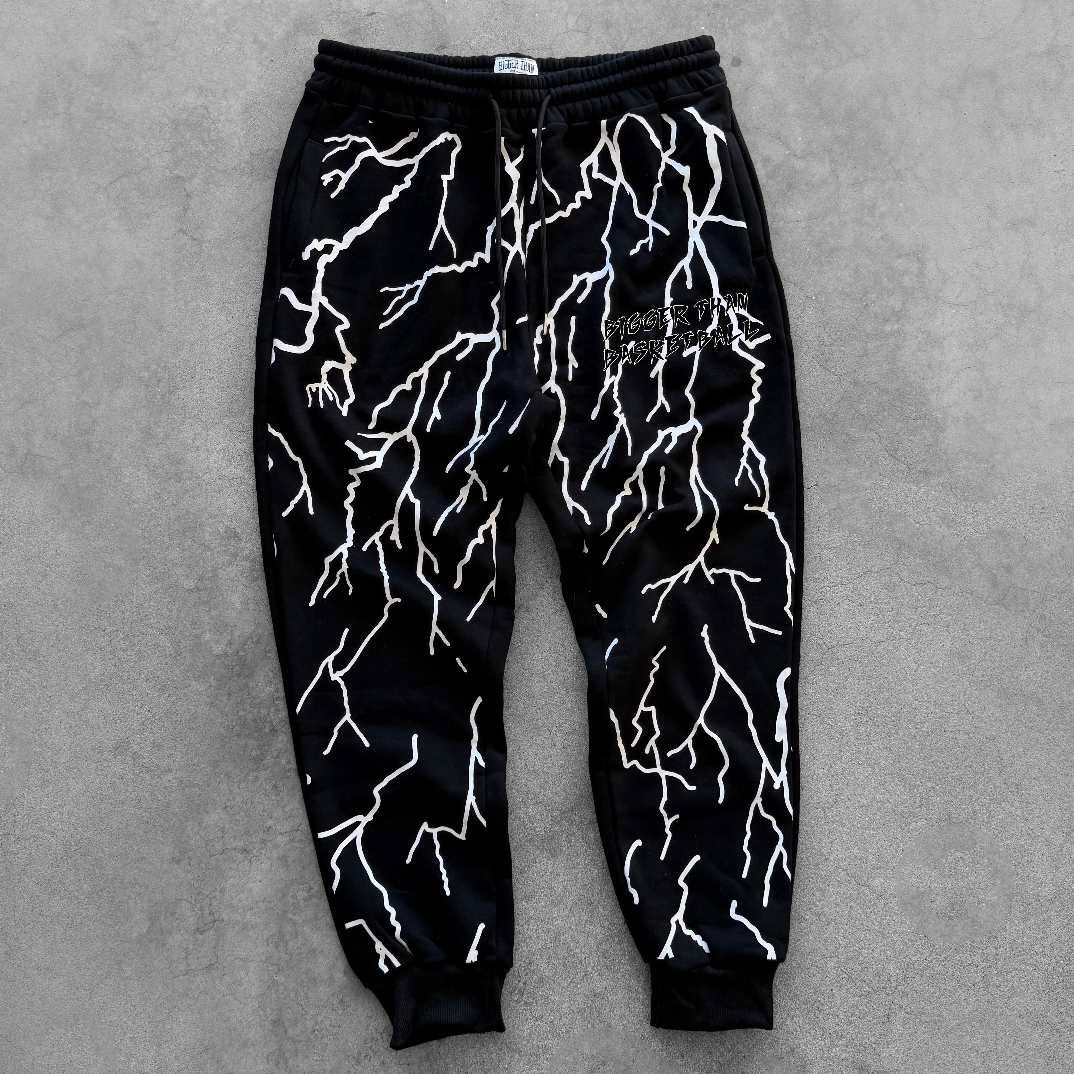 Lightning Strike - Joggers - Black
