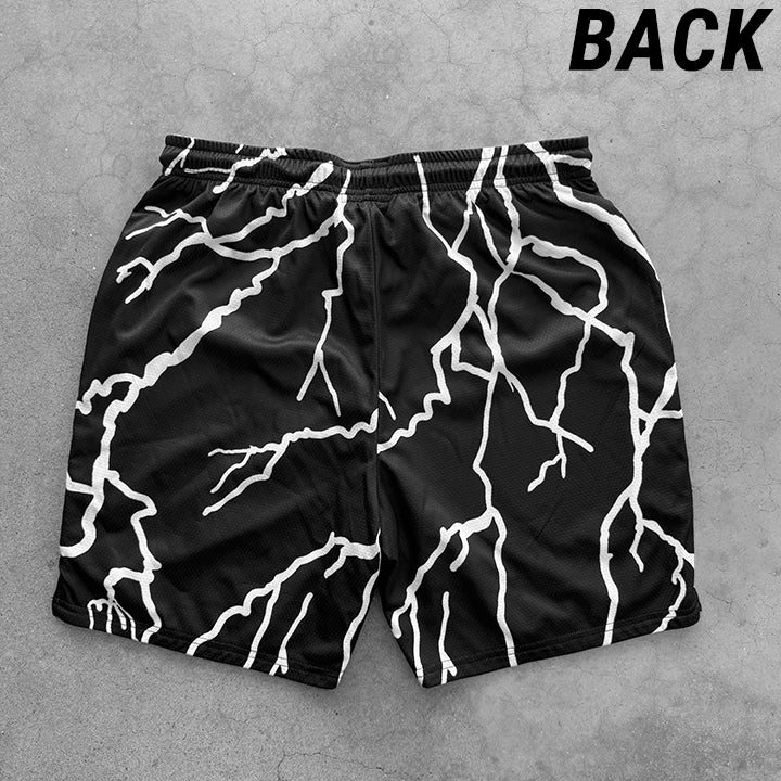 Lightning Strike - Shorts - Black – Bigger Than Basketball