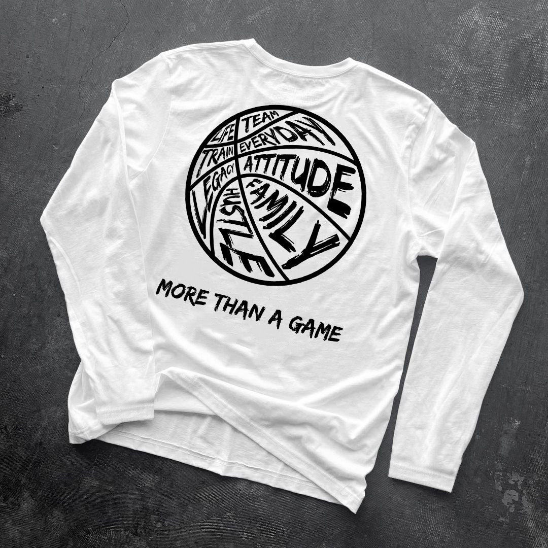 More Than A Game - Long Sleeve - White