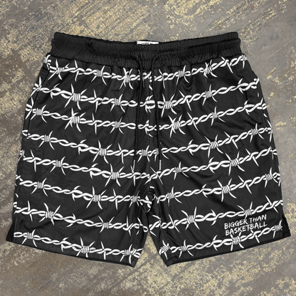 Barbed Wire - Shorts - Black