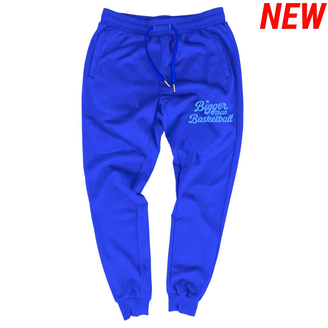BTB Signature - Embroidered Joggers - Blue