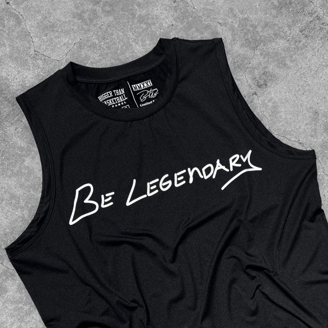 Be Legendary - Performance Tank - Black