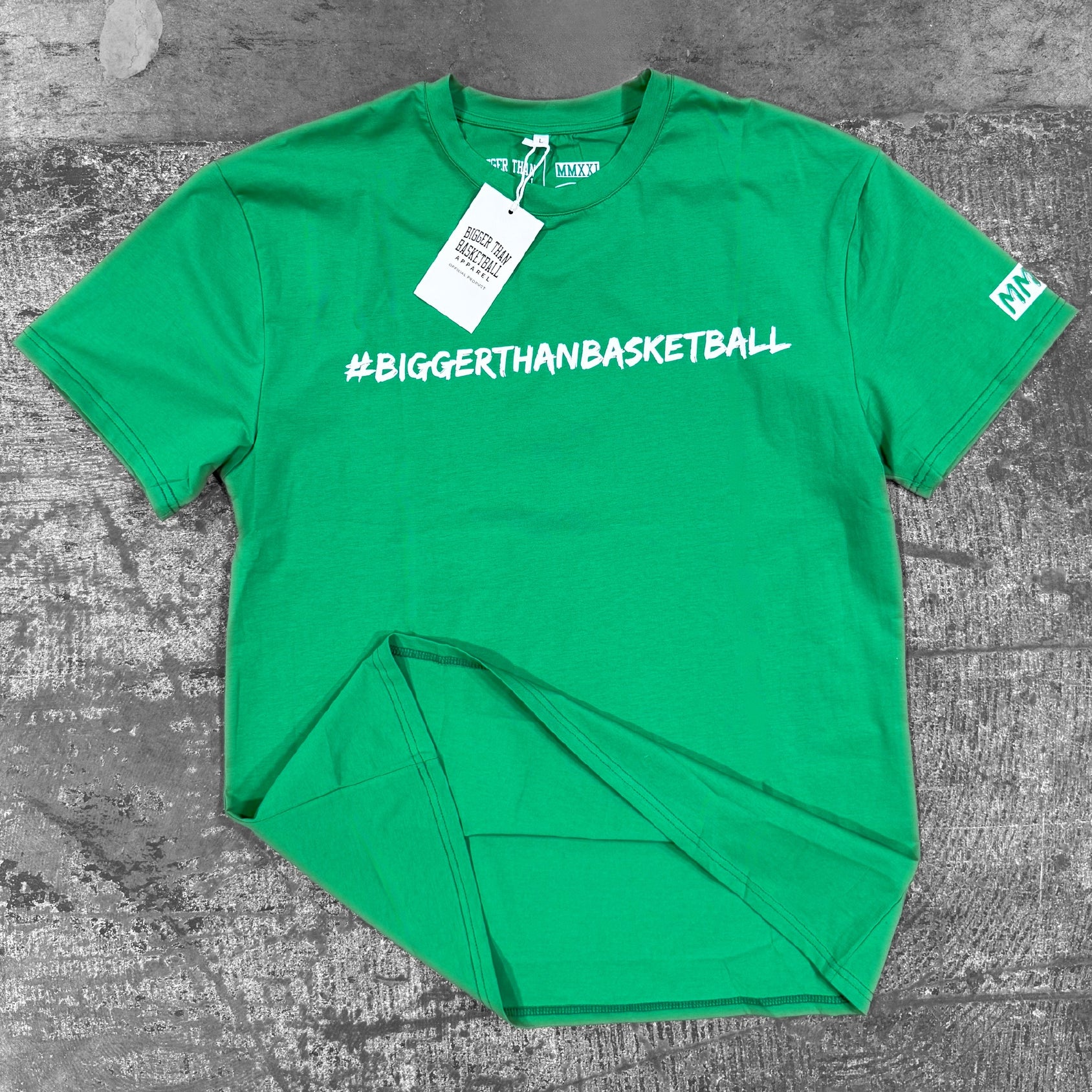 Bigger Than Basketball - T-Shirt - Green