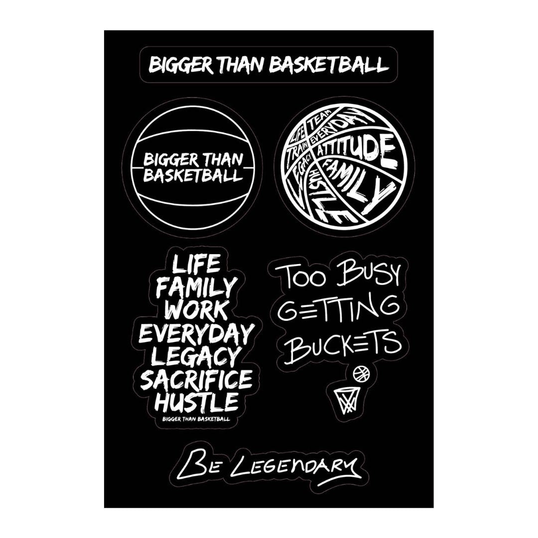 Bigger Than Basketball - Sticker Sheet