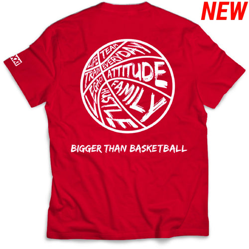 Bigger Than Basketball - T-Shirt - Red