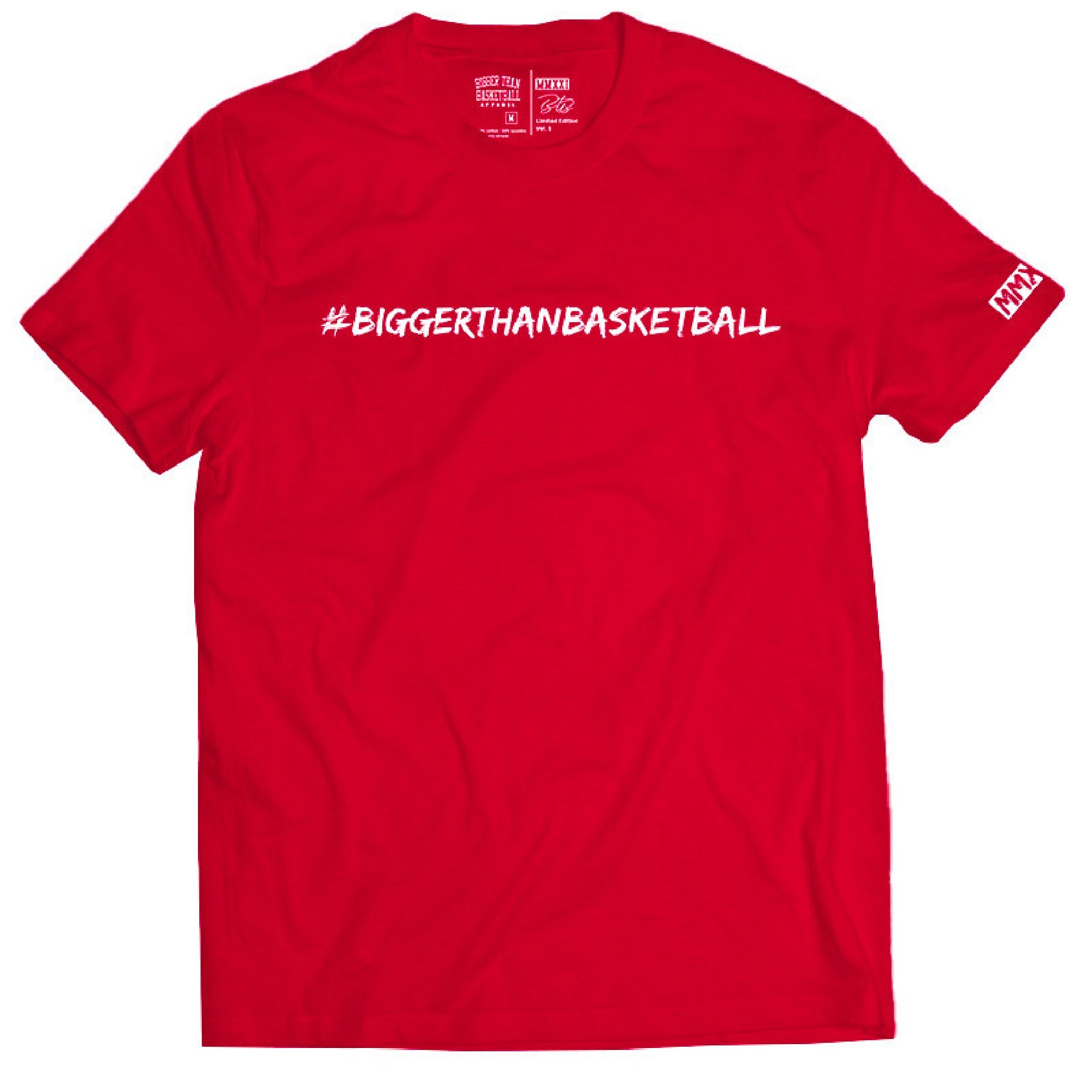 Bigger Than Basketball - T-Shirt - Red