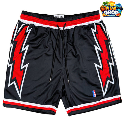 Lightning - Shorts - Black/Red