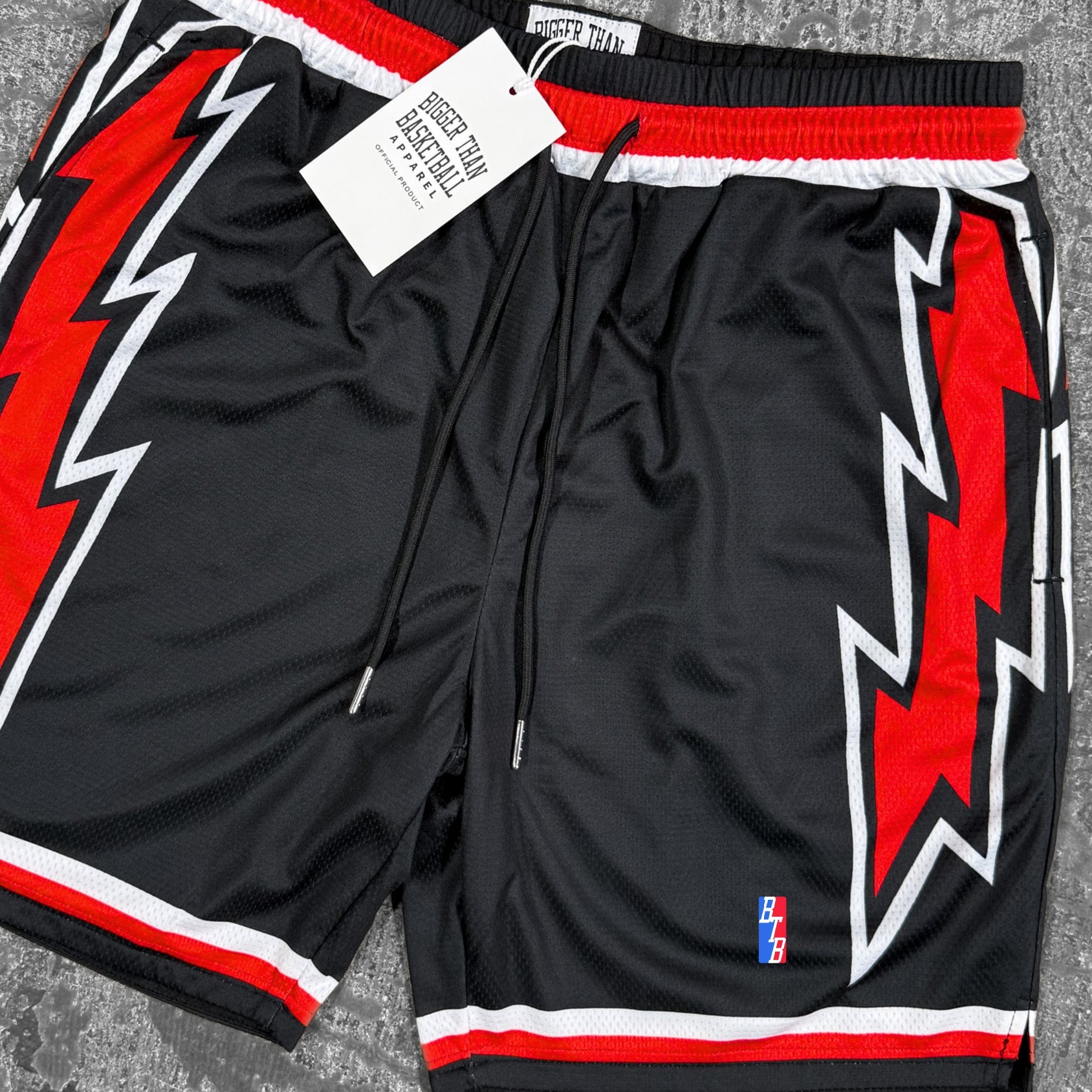 Lightning - Shorts - Black/Red