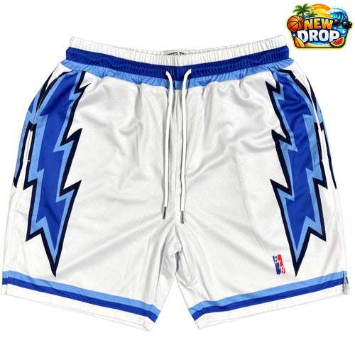 Lightning - Shorts - White/Blue