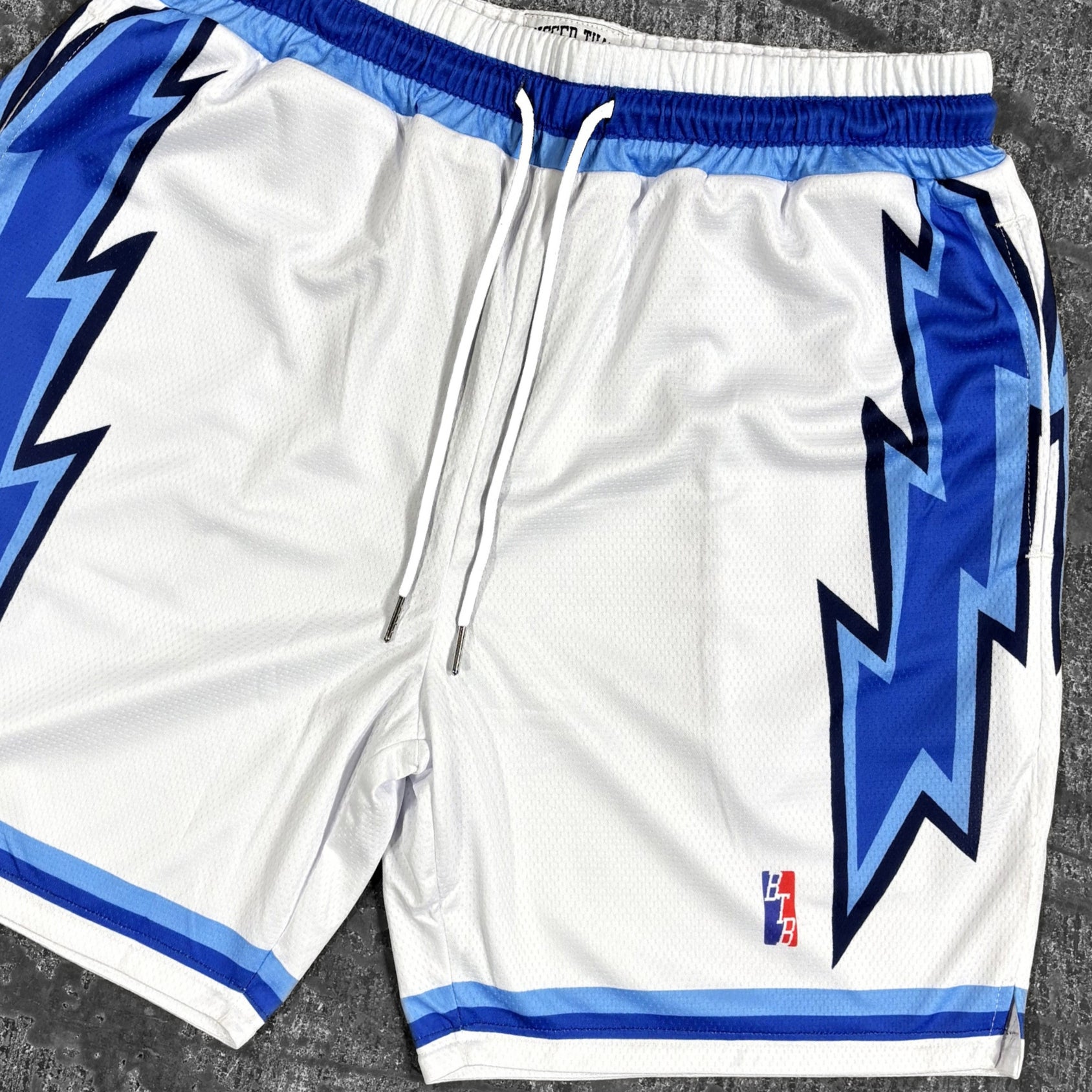 Lightning - Shorts - White/Blue