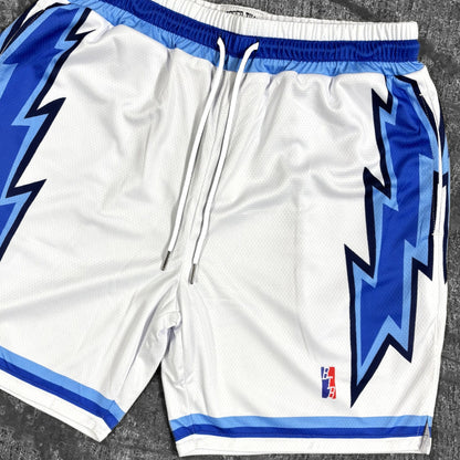 Lightning - Shorts - White/Blue