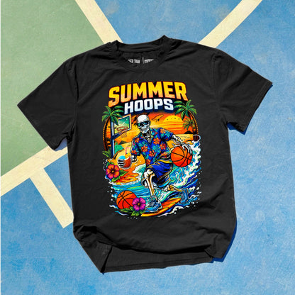 Summer Hoops - T-Shirt - Black