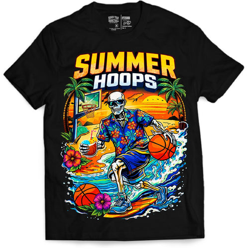 Summer Hoops - T-Shirt - Black