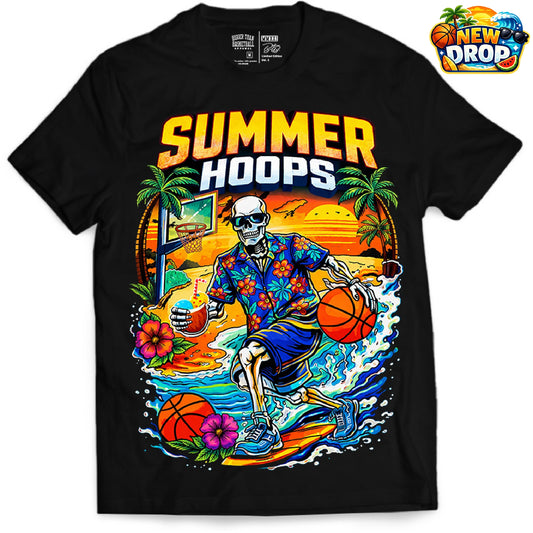 Summer Hoops - T-Shirt - Black