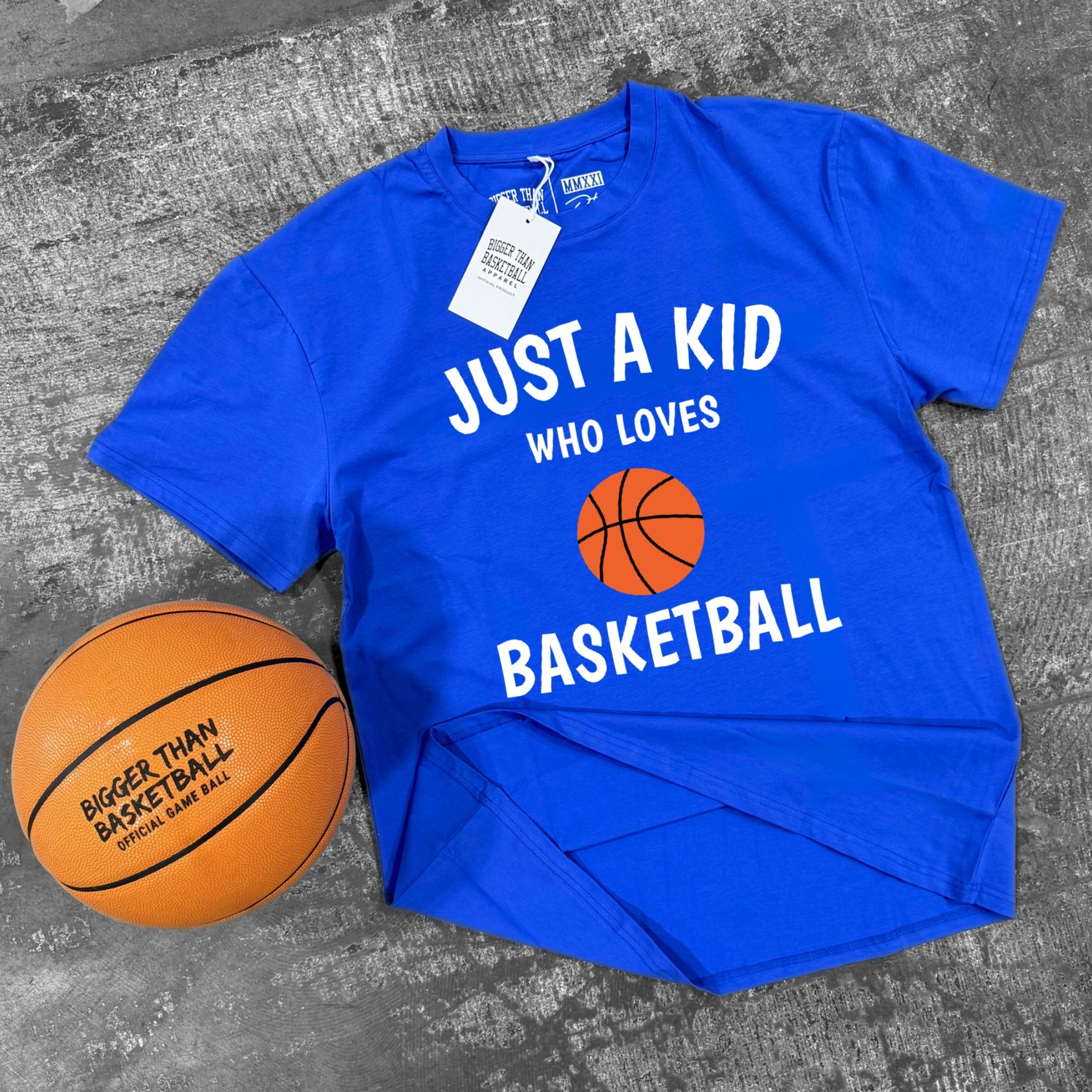 Just A Kid - T-Shirt - Blue