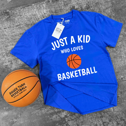 Just A Kid - T-Shirt - Blue