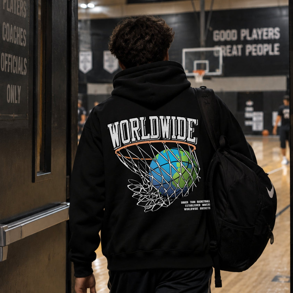 Worldwide Buckets - Hoodie - Black