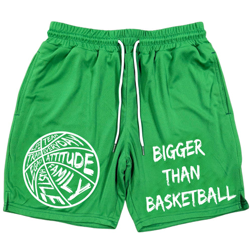 Bigger Than Basketball - Shorts - Green