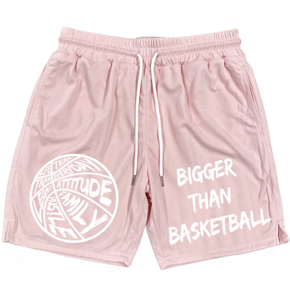 Bigger Than Basketball - Shorts - Pink