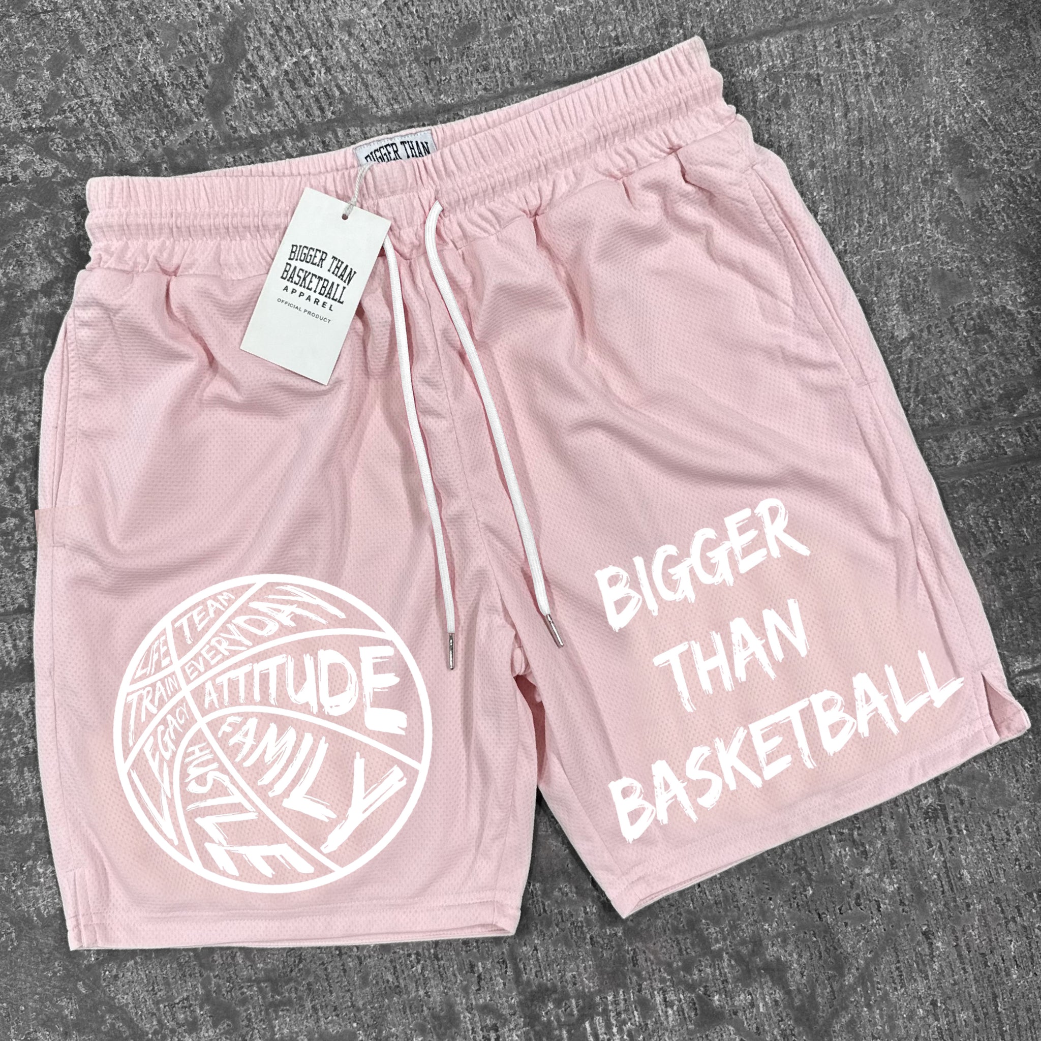 Bigger Than Basketball - Shorts - Pink