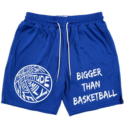 Bigger Than Basketball - Shorts - Blue