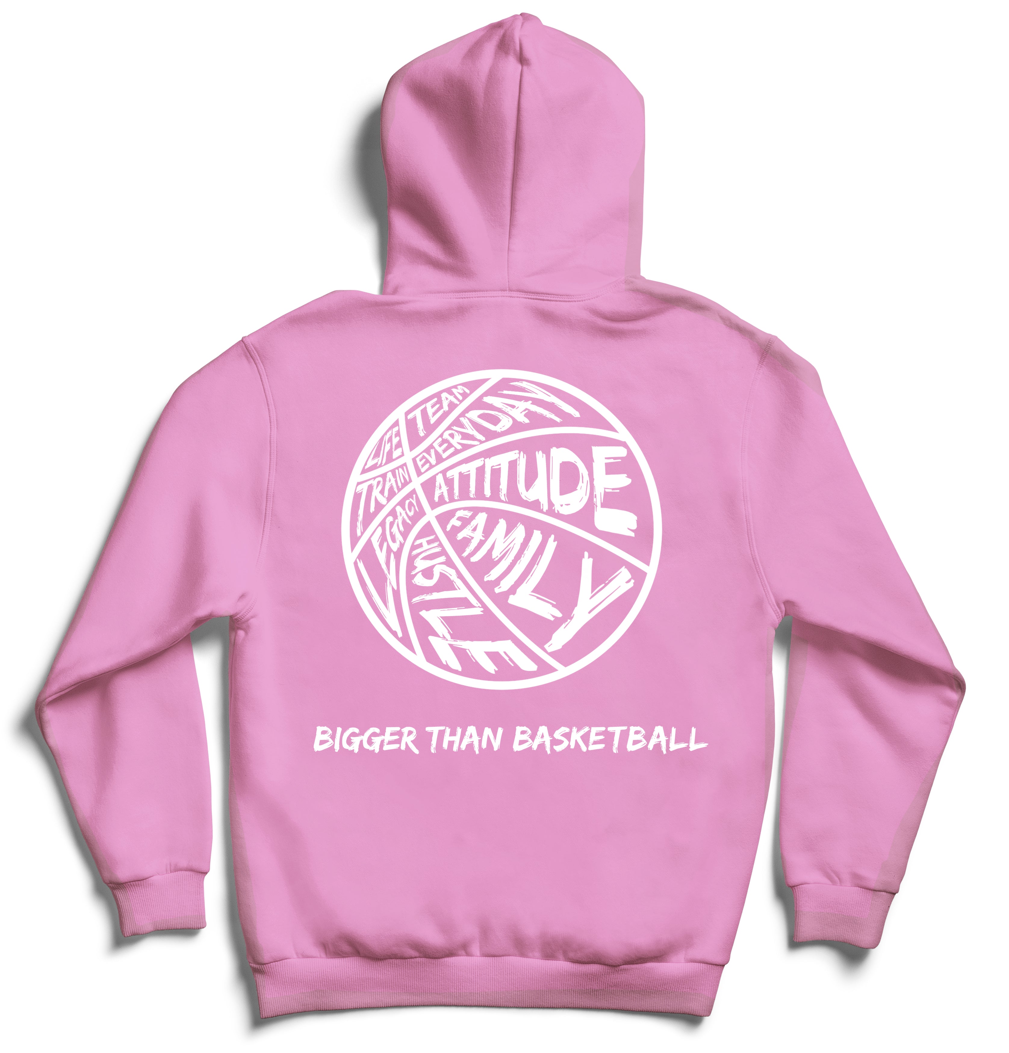 Bigger Than Basketball - Hoodie - Pink