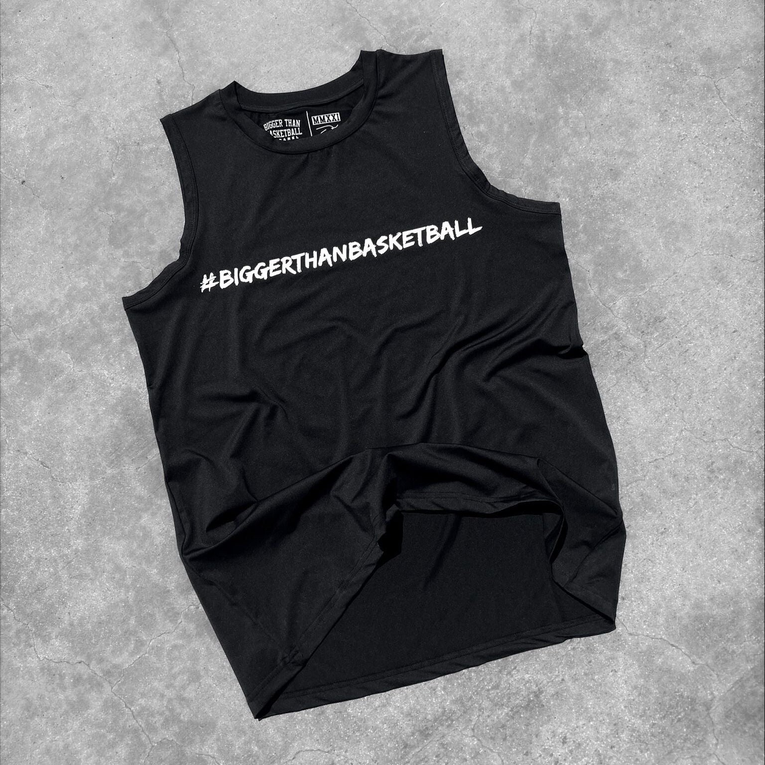 Bigger Than Basketball - Performance Tank - Black