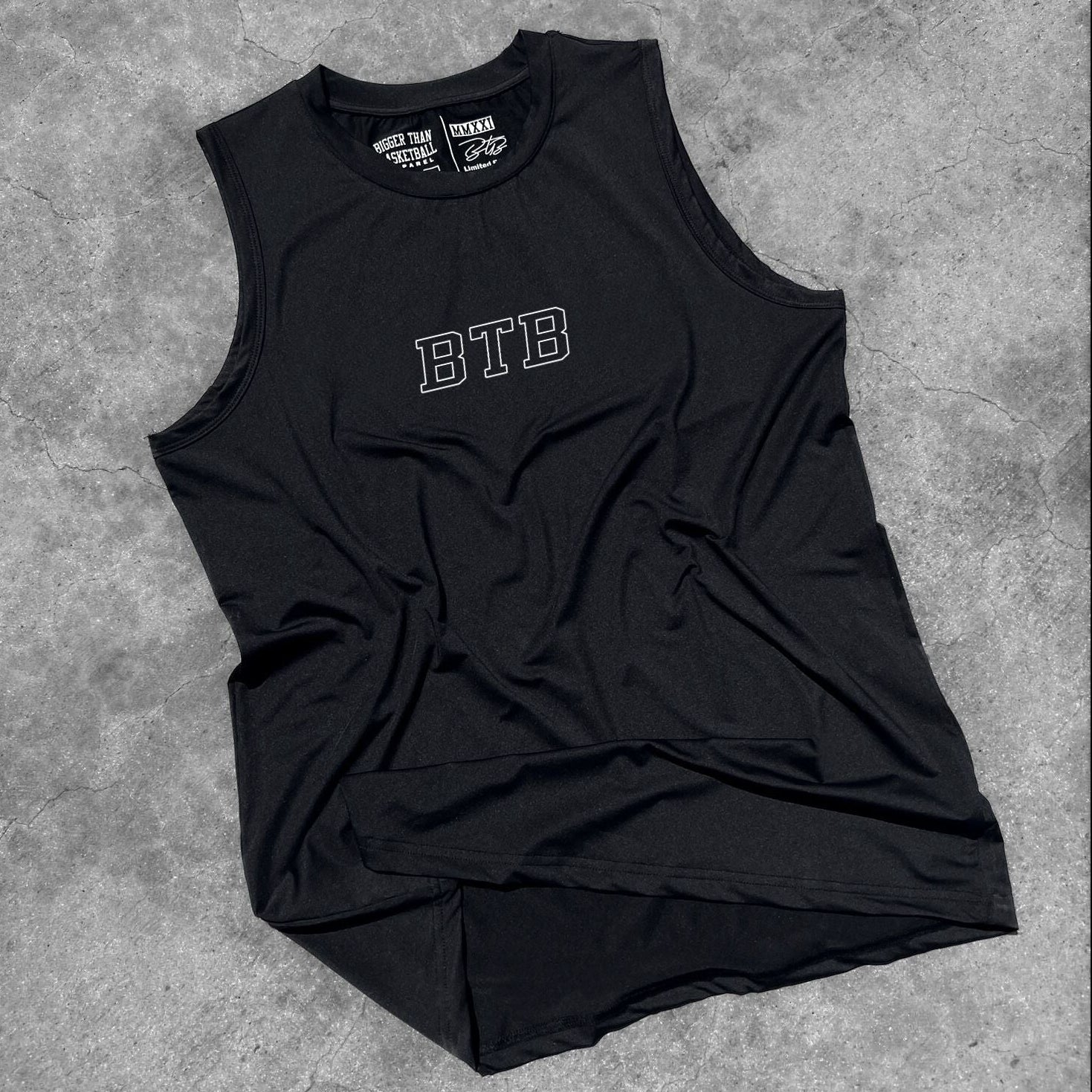 No Days Off - Performance Tank - Black