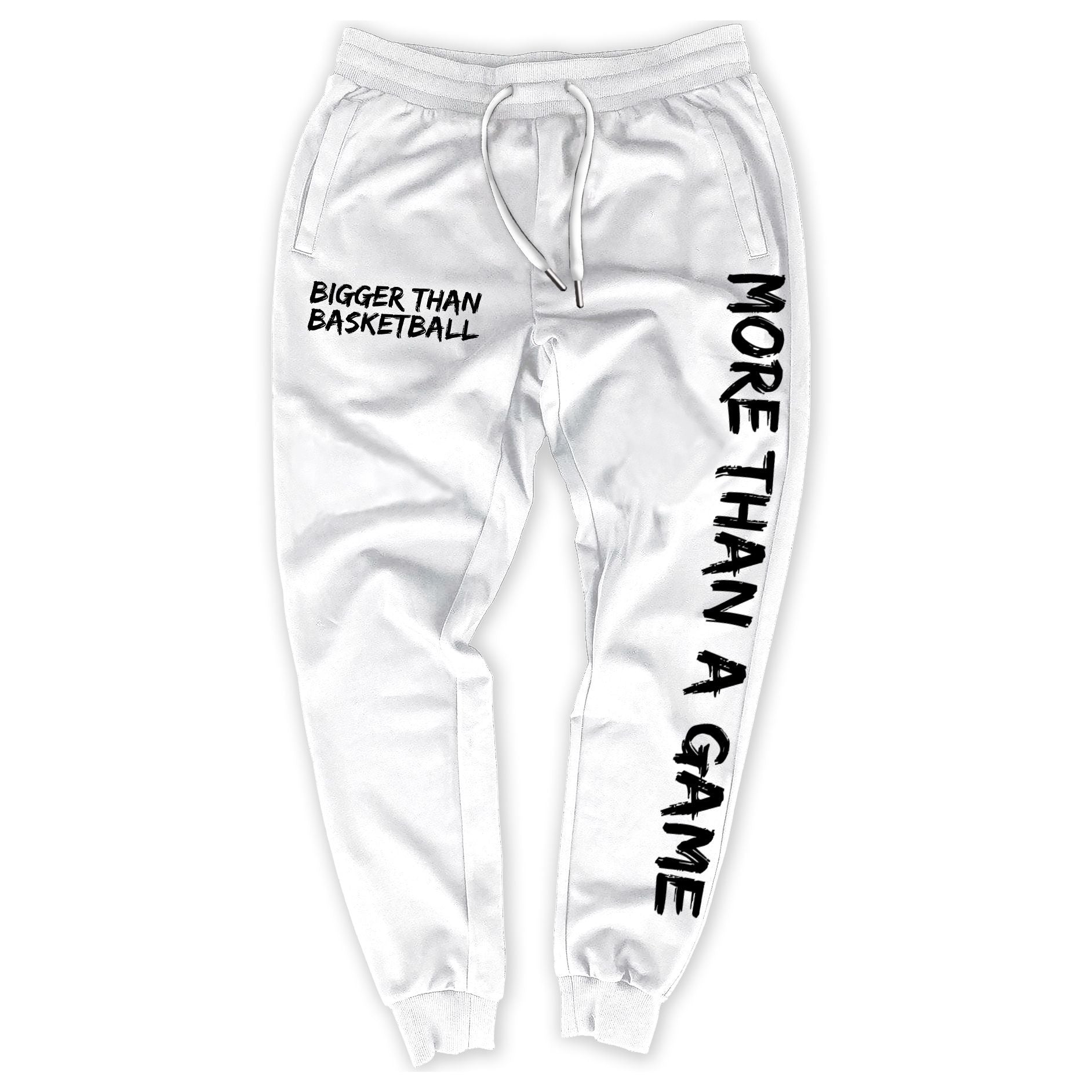 "More Than A Game" Joggers - White - Youth