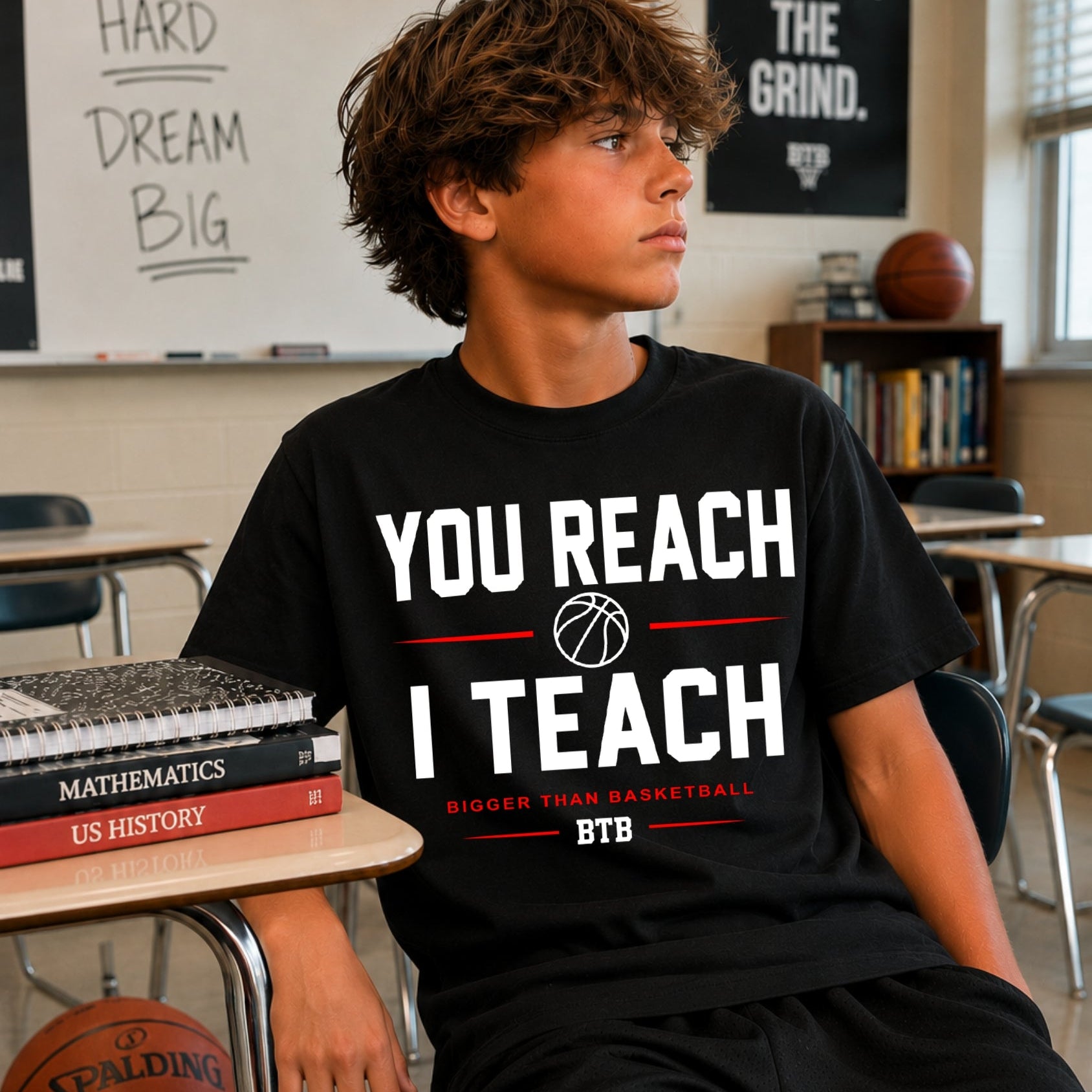 You Reach I Teach - T-Shirt - Black