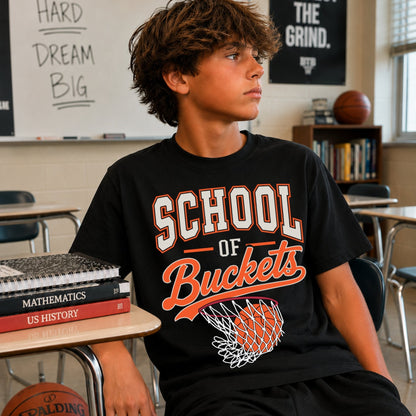 School of Buckets - T-Shirt - Black