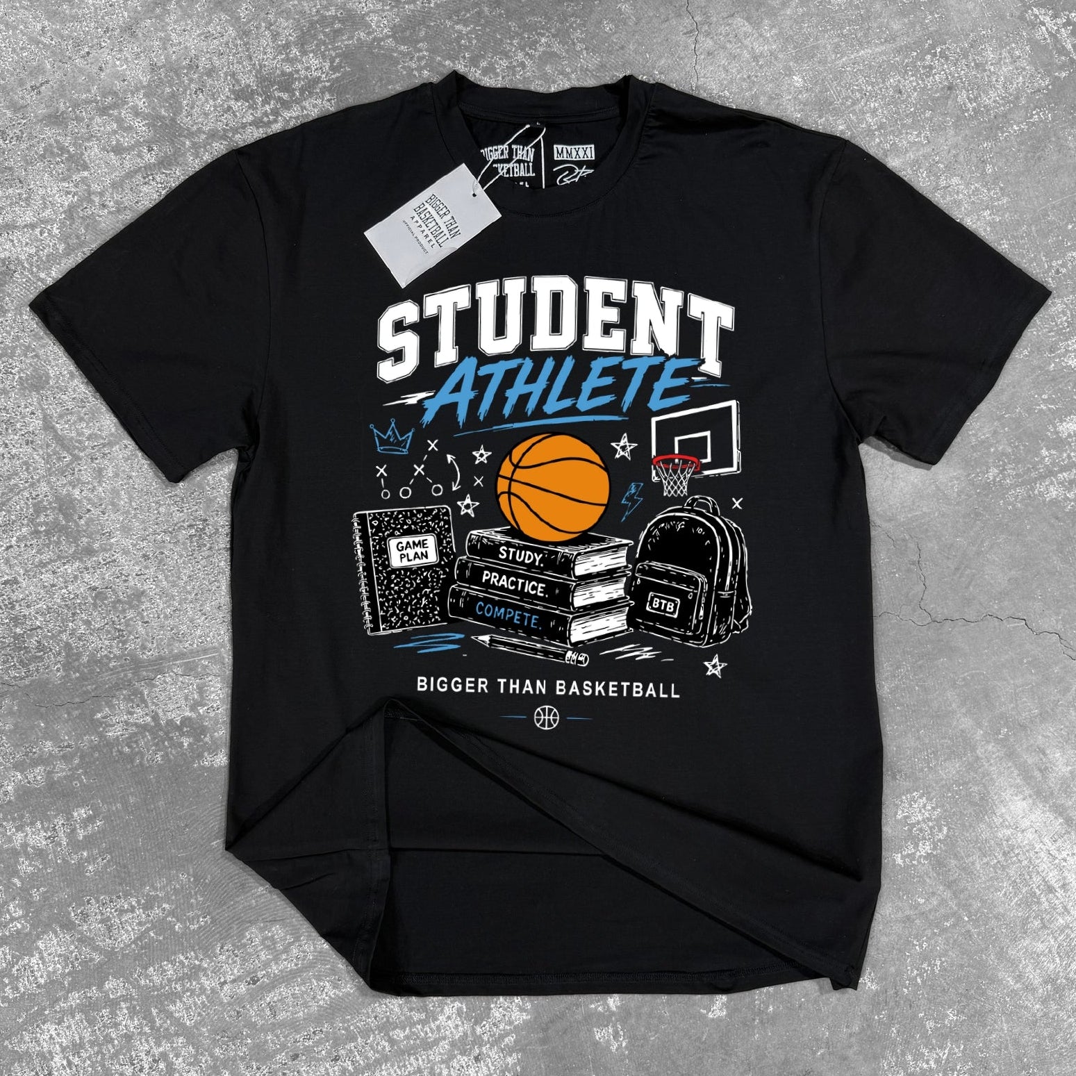 Student Athlete - T-Shirt - Black