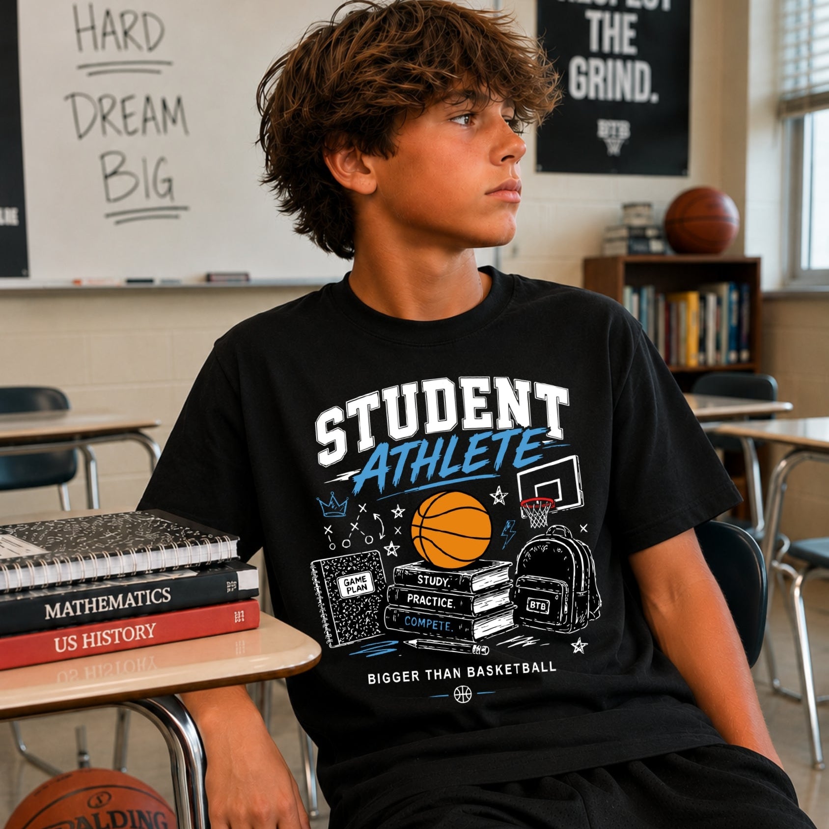 Student Athlete - T-Shirt - Black
