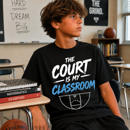 The Court is my Classroom - T-Shirt - Black