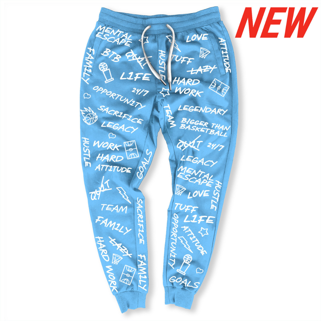 Emotions Joggers Carolina Blue Bigger Than Basketball