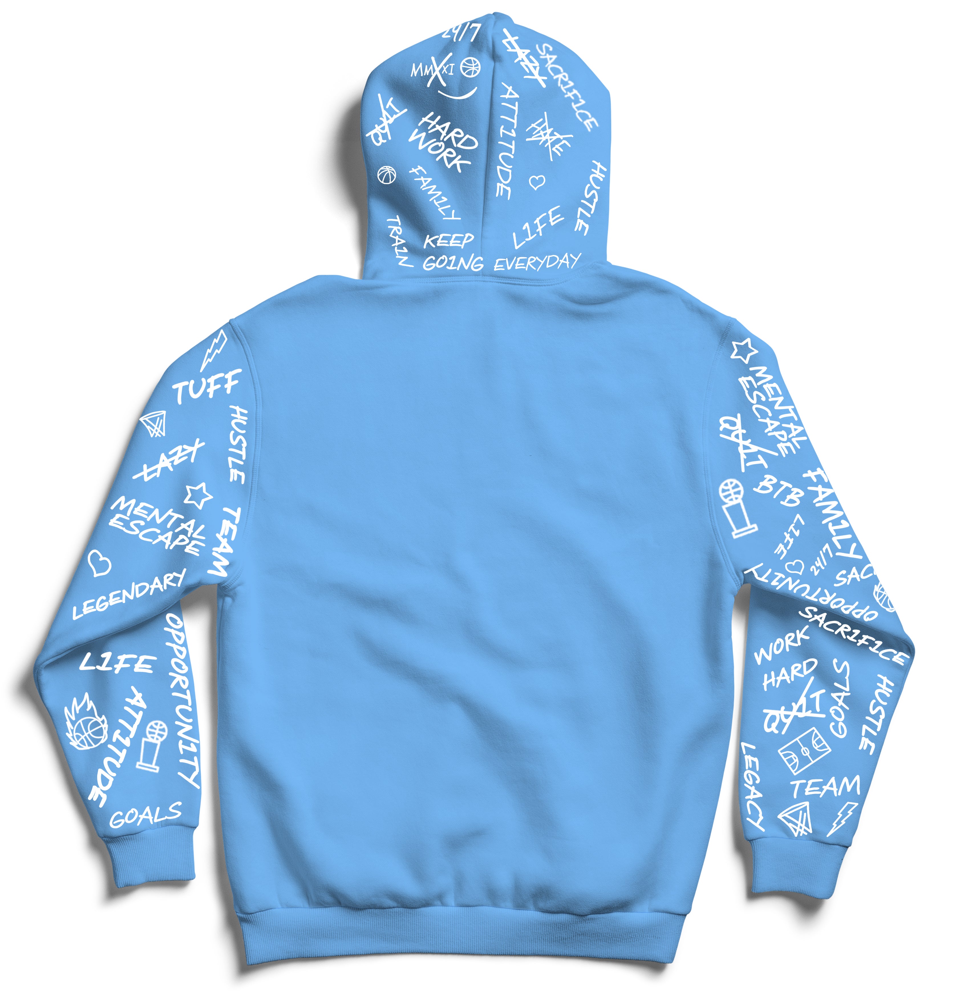 Emotions - Hoodie - Carolina Blue