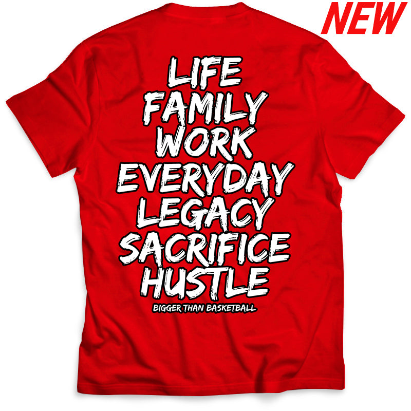 Basketball is Life - T-Shirt - Red