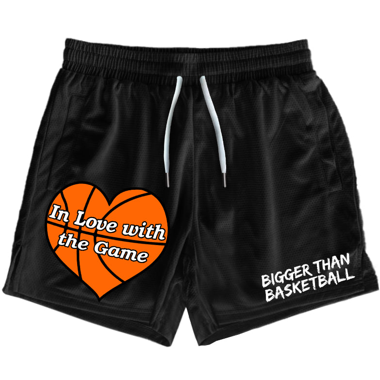 In Love With The Game - Shorts - Black