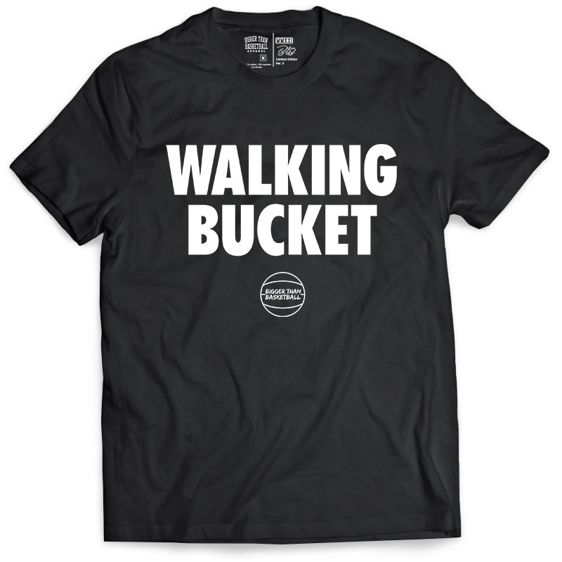 Walking Bucket - T-Shirt - Black
