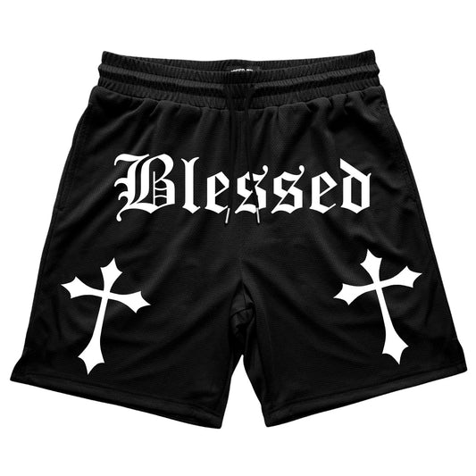 Blessed - Shorts - Black