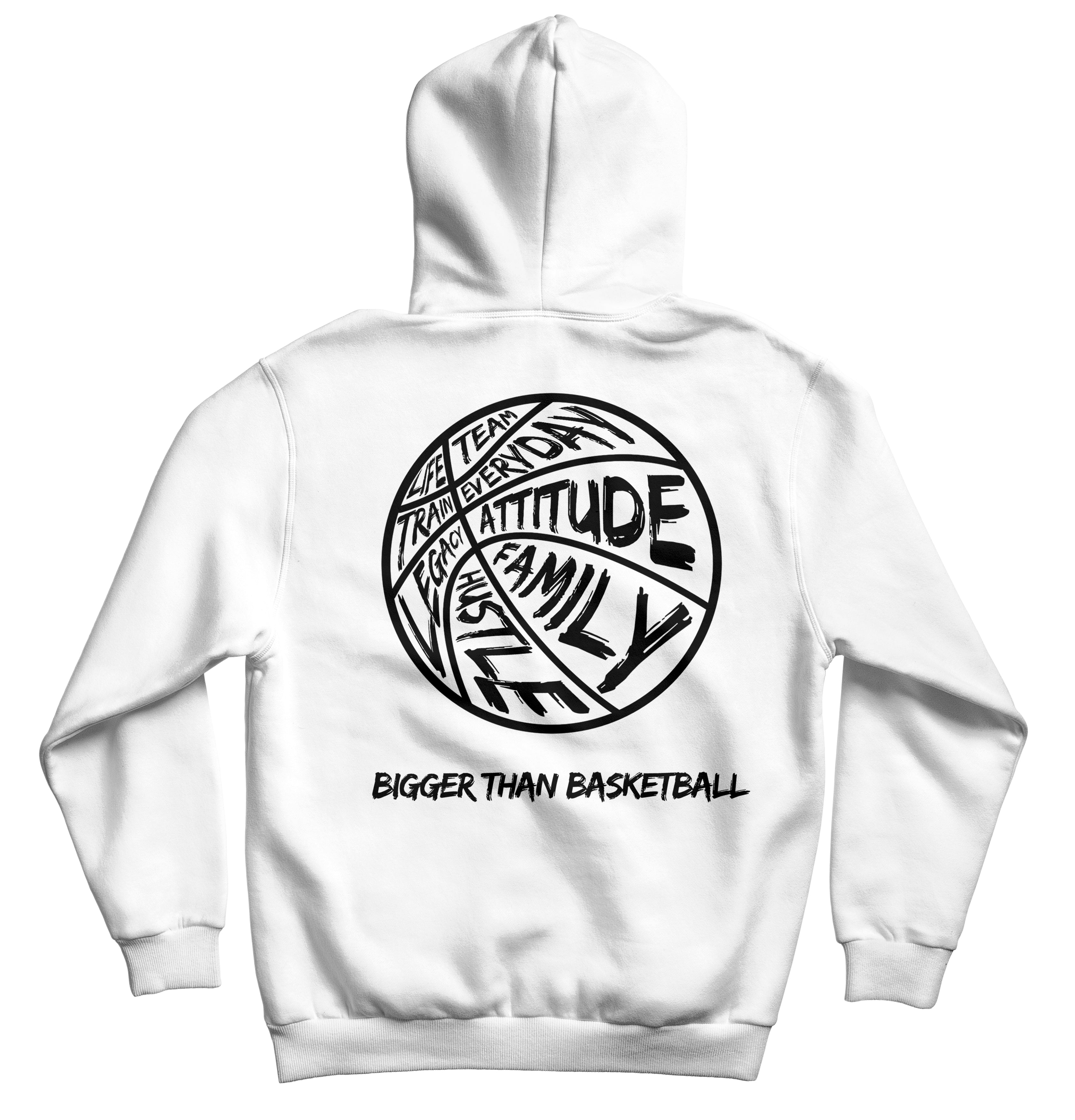 Bigger Than Basketball - Hoodie - White