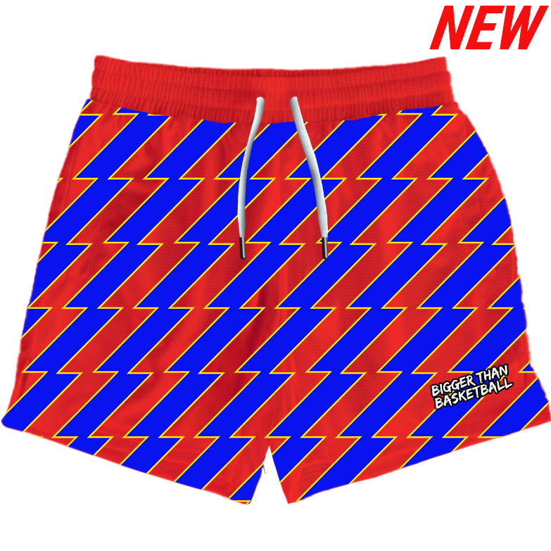 Zig-Zag - Shorts - Red/Blue