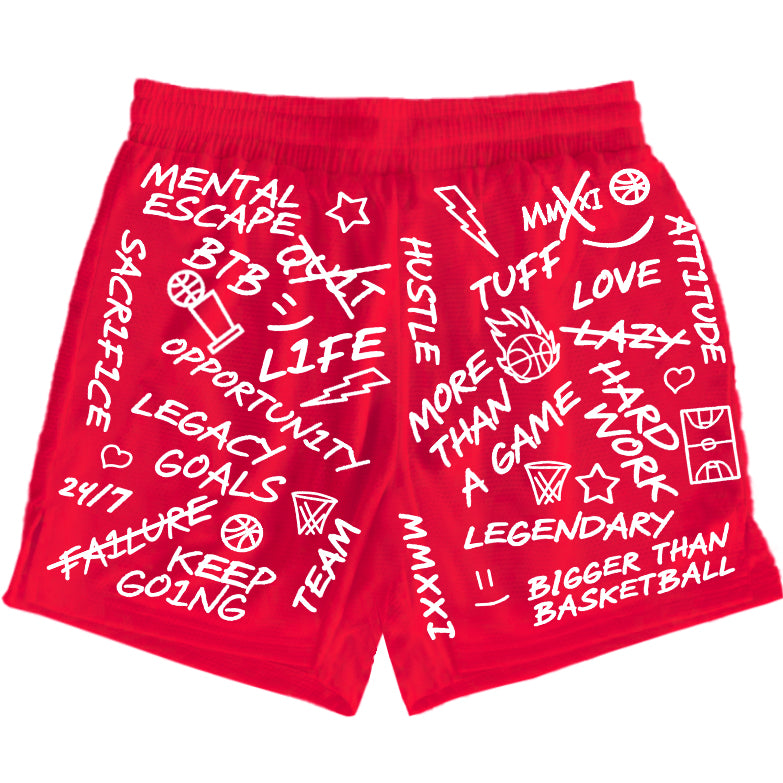 Emotions - Shorts - Light Red