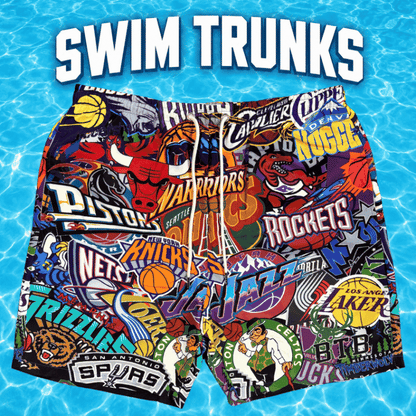 Court Cartoons - SWIM TRUNKS